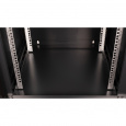Шкаф 19" телекоммуникационный настенный, 15U 769x600х600 мм, дверь перфорация, черный